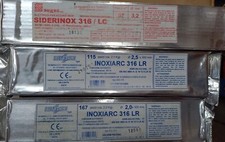 Elettrodo per inox 316 - inox, da