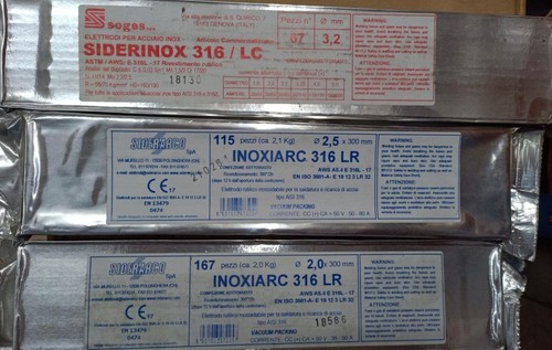 Elettrodo per inox 316 - elettrodo, l