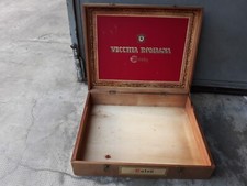CASSETTA VECCHIA ROMAGNA BUTON PERFETTA VINTAGE CASSA SCATOLA LEGNO LIQUORE