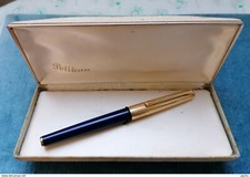 PENNA STILOGRAFICA PELIKAN P 30 ZAFFIRO E ORO IN BOX 1966 SPEDIZIONE GRATUITA