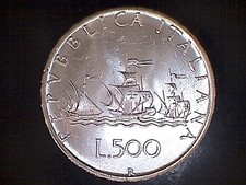 Italia 500 Lire 1966 - Navi