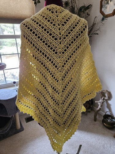 Handmade crochet shawl wrap - handmade,