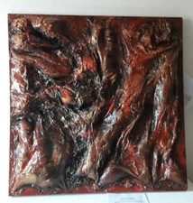 Gianni Piva, cm. 100 x 100, grande mista su tela