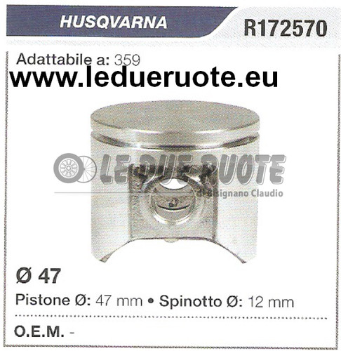 R172570 pistone completo - pistone,