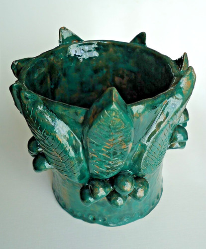 Vaso ceramica decorato - ceramica, 17