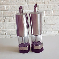 Berghoff Set 2 dispenser per lo zucchero, acciaio vetro, set 2 zuccheriere 18 cm