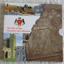 ISOLA DI MAN 2001 9 MONETE DECIMAL MINT COLLECTION CON £2 - confezione sigillata