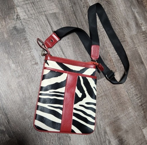 Borsa piatta tracolla - tracolla, stampa