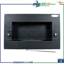 Biocaminetto Da Parete Combustione Bioetanolo 2kW Nero 65x15x40 Cm ldeal Star
