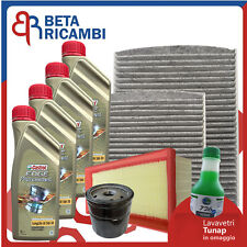 Kit Tagliando Citroen C3 1.2 VTi III C4 Cactus DS3 Filtro Aria Olio 5W30 Castrol