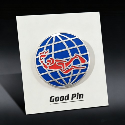 Spilla logo padi rosso - logo,