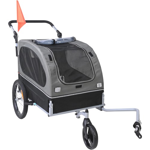 Rimorchio bici per cani - rimorchio,
