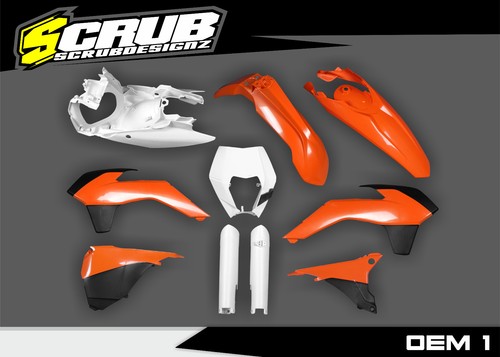 Kit plastica ktm exc - ktm, exc-f