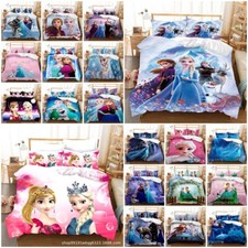 Set lenzuola letto singolo matrimoniale king Frozen Disney Princess regalo