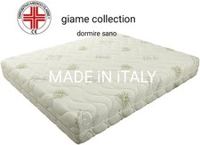 materasso matrimoniale in memory con cerniera sfoderabile,h 26 cm