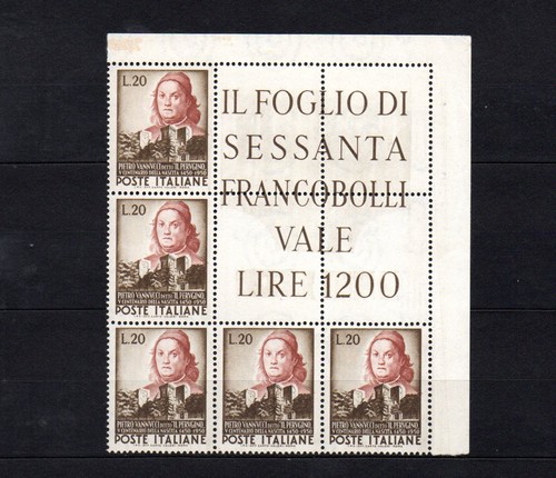 Italia 1951 blocco - 1951,