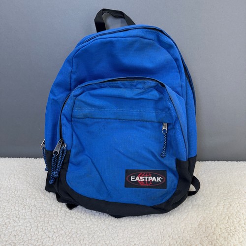 Zaino eastpak vintage blu nero - zaino,