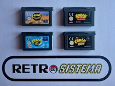 Nintendo Game Boy Advance Lotto 4 titoli Crash Bandicoot cartucce funzionanti