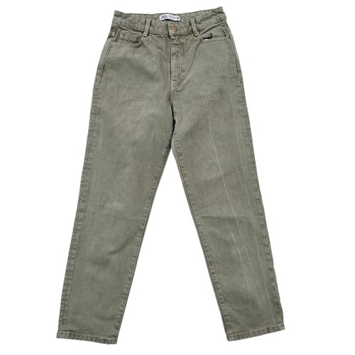 Jeans donna zara verde salvia - jeans,