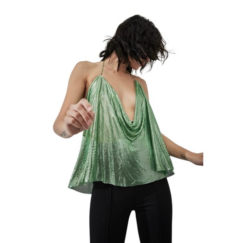 Ochs minka metal halter top - et,
