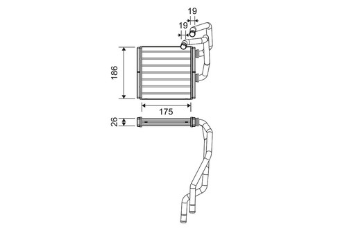 Scambiatore calore valeo - scambiatore,