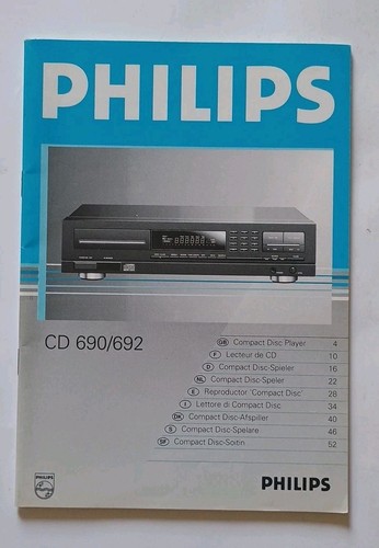 Philips 690 692 manuale - philips, 690/692