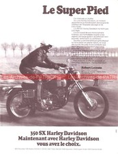 Publicité HARLEY-DAVIDSON 350