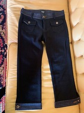 pantalone donna Dolce e gabbana Tg xs, con Inserti In jeans,tessuto maglia