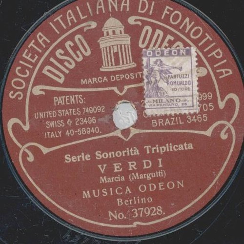 Musica odeon verdi ricordo - /,