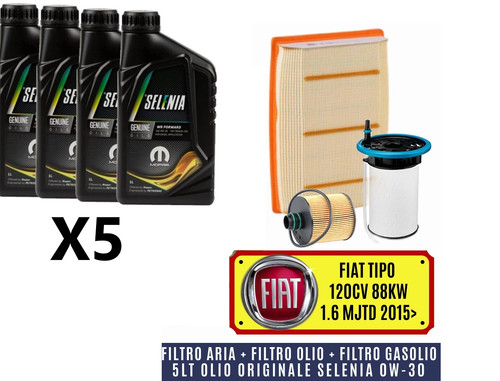 Kit tagliando fiat tipo - kit,