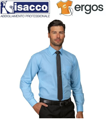 Isacco camicia unisex azzurro - camicia,