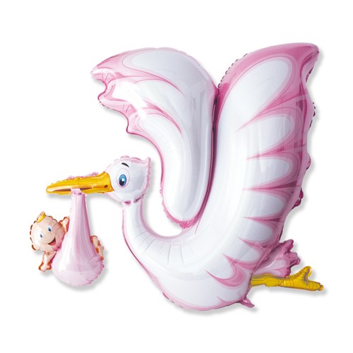 Palloncino foil mylar cicogna - palloncino,