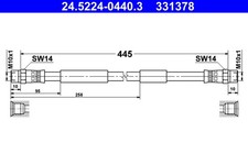 Per ATE 24.5224-0440.3 PANTALONI PROSCIUTTO. ELAST. VOLKSWAGEN LT/LT 4X4 75-96, VOLKSWAGEN
