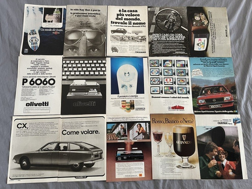 Lotto pubblicità anni - pubblicità, 80
