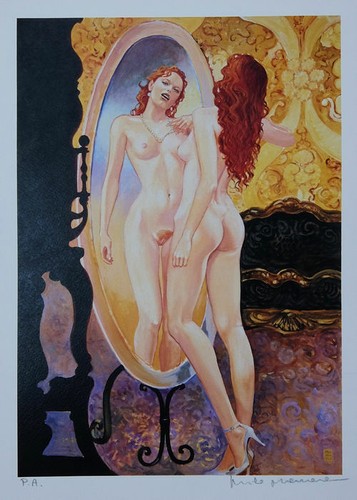 Manara stampa firmata omaggio - stampa,