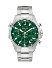 Men New Bulova Classic Green