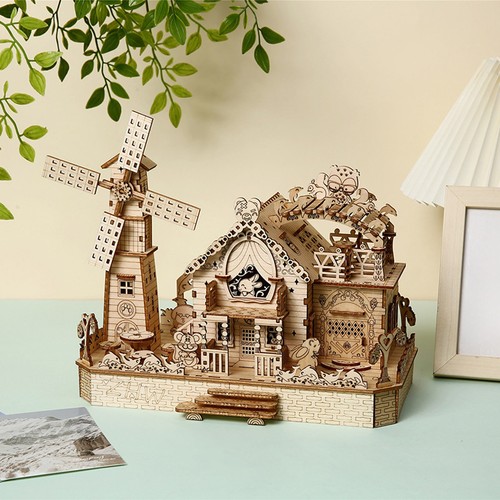 Puzzle capanna animali modello - puzzle,