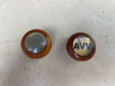 coppia pomelli cruscotto auto d'epoca