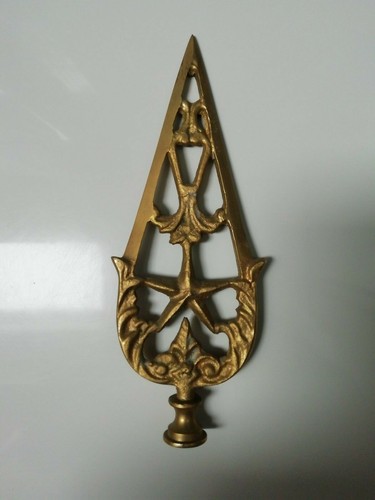 Puntale bronzo asta porta - bronzo,