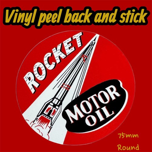 Rocket motor oil vintage - rocket,
