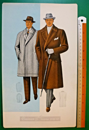 Figurino moda maschile a - figurino, di