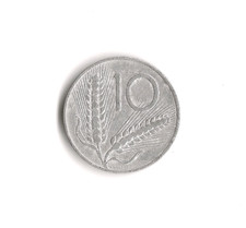 1956 Italy - 10 Lire - 068 -