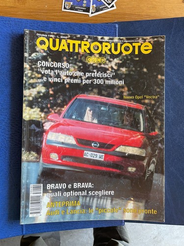 Rivista quattroruote ottobre - rivista,