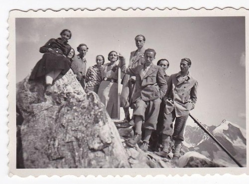 Foto turisti sulla vetta - sulla,