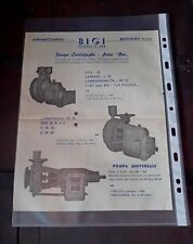 BIGI POMPE ACQUA TRATTORI OTO CARRARO LAMBORGHINETTA FIAT 614 OM LAMBORGHINI 35