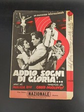 spartito musicale ADDIO SOGNI DI GLORIA ETTORE MANNI