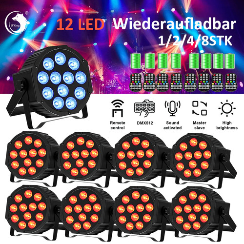 Led 120w batteria rgb wash - batteria,