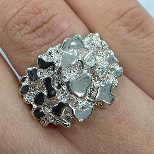 Anello uomo vero argento