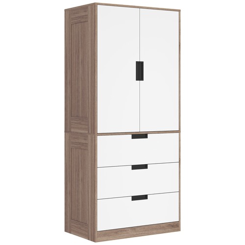 Homcom armadio - homcom, con