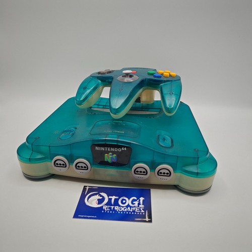 Nintendo console clear - 64, blue